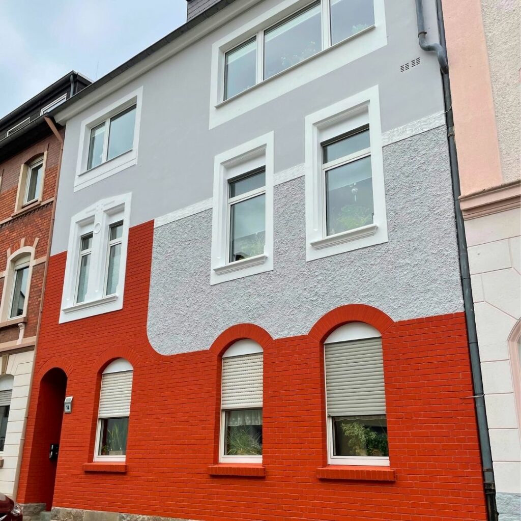 Beispiele für Fassadengestaltung (C) Maler Caspers