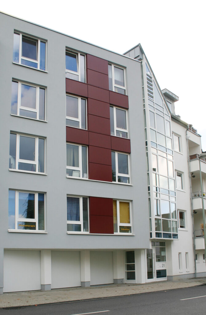 Beispiele für Fassadengestaltung (C) Maler Caspers