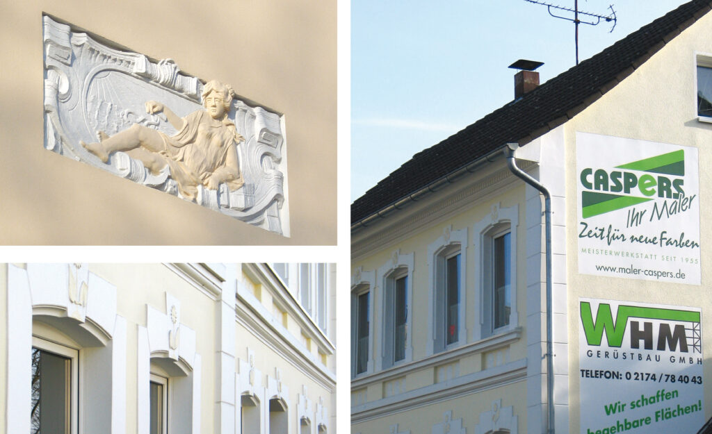 Beispiele für Fassadengestaltung (C) Maler Caspers