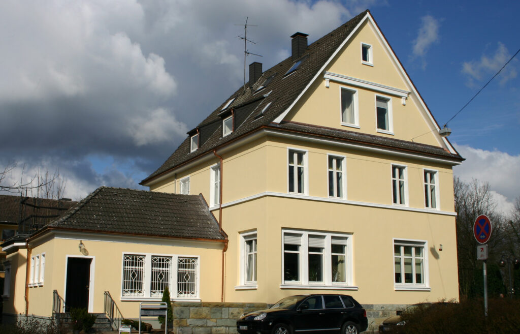 Beispiele für Fassadengestaltung (C) Maler Caspers