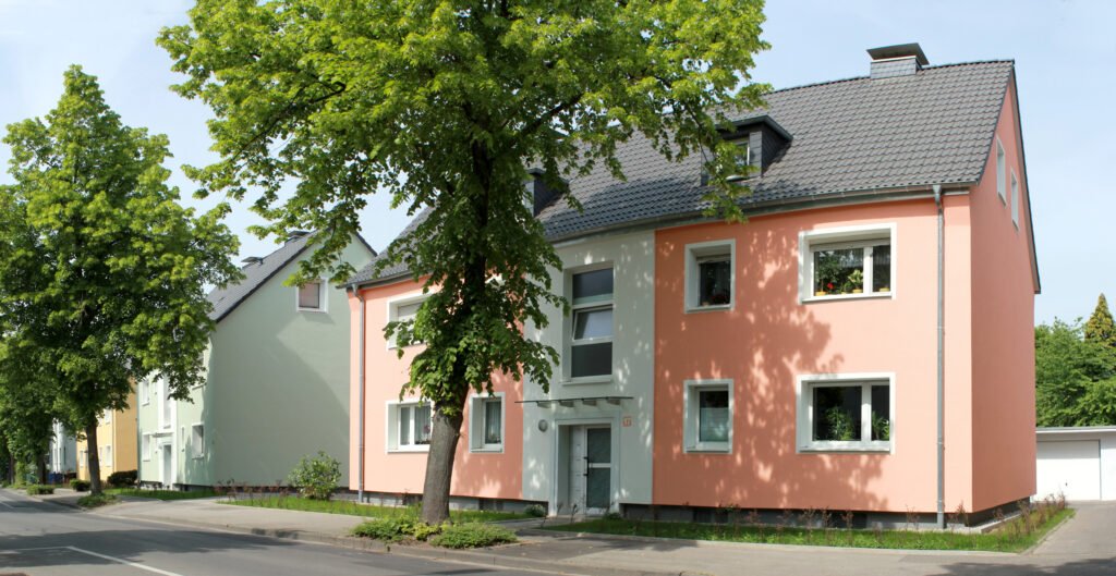 Beispiele für Fassadengestaltung (C) Maler Caspers